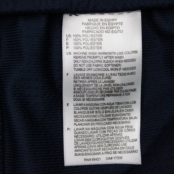 Reebok Sport Shorts NWT Mens 5XL XXXXXL Blue Speedwick Drawstring Polyester - Picture 12 of 14